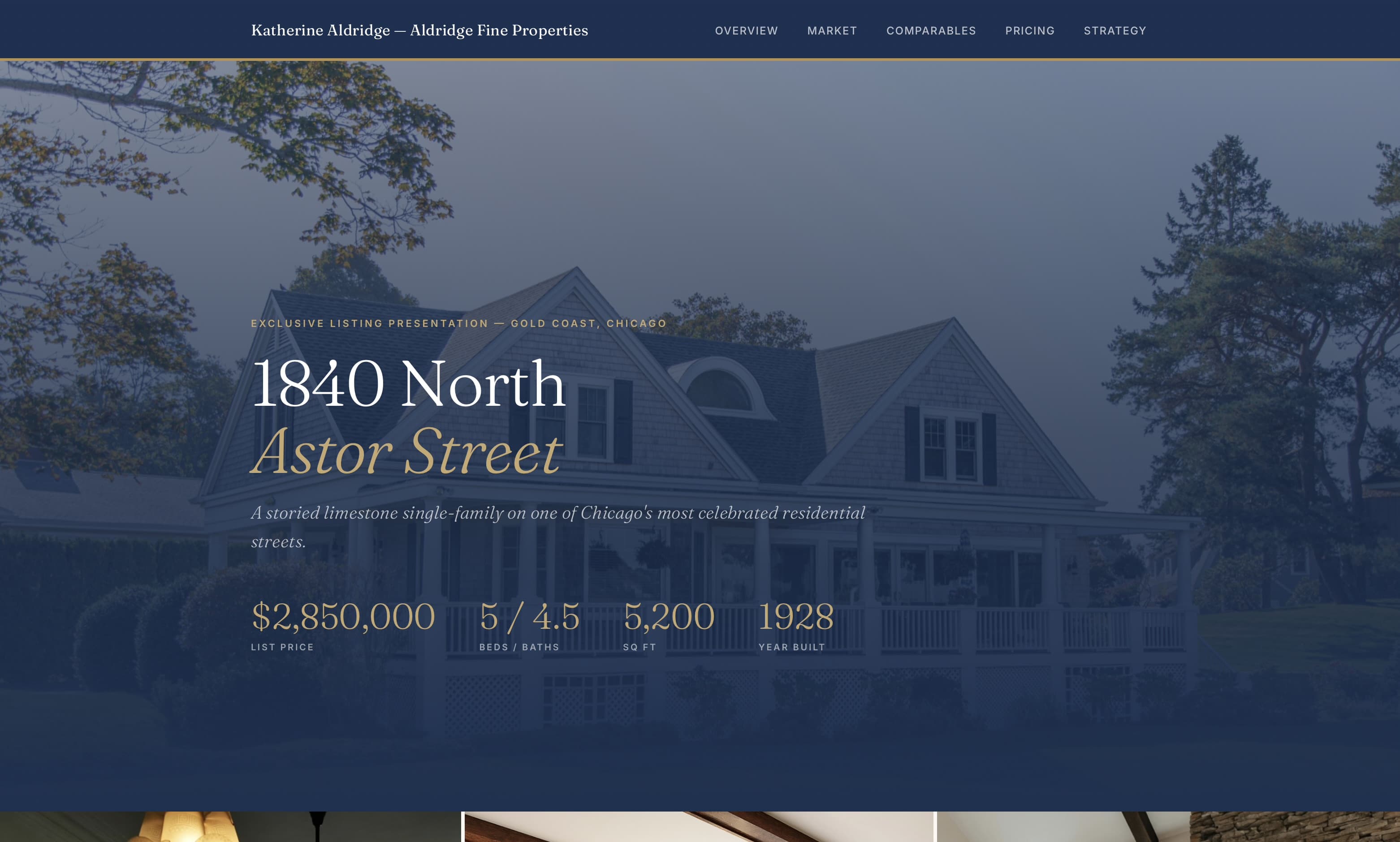 A ListingDeck seller presentation example